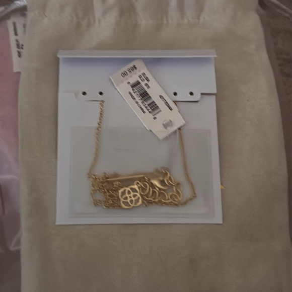 Kendra Scott Elisa Gold and Pink Pendant Necklace - Picture 2 of 3